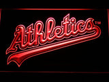 Oakland Athletics (6) LED Neon Sign USB - Red - TheLedHeroes