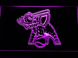 Oakland Athletics (7) LED Neon Sign Electrical - Purple - TheLedHeroes
