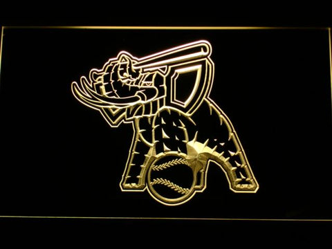 Oakland Athletics (7) LED Neon Sign USB - Yellow - TheLedHeroes