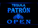 FREE Tequila Patron Open LED Sign - Blue - TheLedHeroes