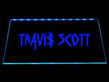 Travis Scott (3) LED Neon Sign USB - Blue - TheLedHeroes