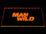 Man VS Wild LED Neon Sign Electrical - Orange - TheLedHeroes