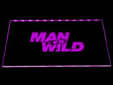 Man VS Wild LED Neon Sign Electrical - Purple - TheLedHeroes