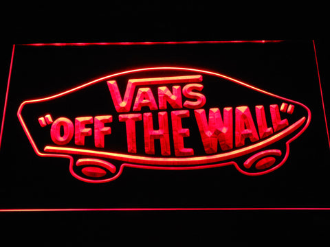 FREE Vans LED Sign - Red - TheLedHeroes