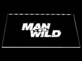 Man VS Wild LED Neon Sign Electrical - White - TheLedHeroes