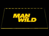Man VS Wild LED Neon Sign Electrical - Yellow - TheLedHeroes