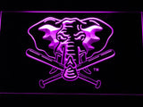 Oakland Athletics (8) LED Neon Sign Electrical - Purple - TheLedHeroes