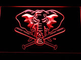 Oakland Athletics (8) LED Neon Sign USB - Red - TheLedHeroes