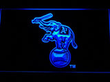 Oakland Athletics (9) LED Neon Sign Electrical - Blue - TheLedHeroes