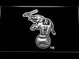 Oakland Athletics (9) LED Neon Sign Electrical - White - TheLedHeroes