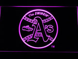 Oakland Athletics (10) LED Neon Sign USB - Purple - TheLedHeroes