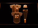 New York Yankees Uniform LED Neon Sign Electrical - Orange - TheLedHeroes