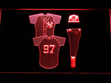 New York Yankees Uniform LED Neon Sign Electrical - Red - TheLedHeroes