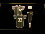 New York Yankees Uniform LED Neon Sign Electrical - Yellow - TheLedHeroes