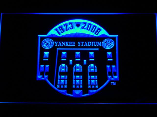 New York Yankees Stadium (2) LED Neon Sign Electrical - Blue - TheLedHeroes