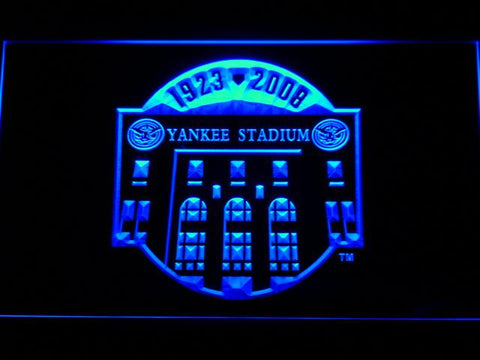 New York Yankees Stadium (2) LED Neon Sign Electrical - Blue - TheLedHeroes