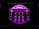 New York Yankees Stadium (2) LED Neon Sign USB - Purple - TheLedHeroes