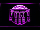 New York Yankees Stadium (2) LED Neon Sign Electrical - Purple - TheLedHeroes