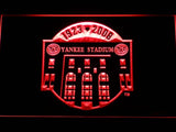 New York Yankees Stadium (2) LED Neon Sign USB - Red - TheLedHeroes