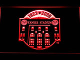 New York Yankees Stadium (2) LED Neon Sign Electrical - Red - TheLedHeroes
