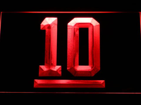 New York Yankees #10 Phil Rizzuto LED Neon Sign Electrical - Red - TheLedHeroes
