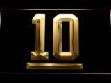 New York Yankees #10 Phil Rizzuto LED Neon Sign Electrical - Yellow - TheLedHeroes