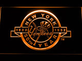 New York Yankees 50th Anniversary LED Neon Sign Electrical - Orange - TheLedHeroes