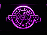 FREE New York Yankees 50th Anniversary LED Sign - Purple - TheLedHeroes