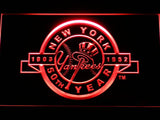 New York Yankees 50th Anniversary LED Neon Sign Electrical - Red - TheLedHeroes