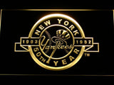 New York Yankees 50th Anniversary LED Neon Sign USB - Yellow - TheLedHeroes