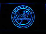 New York Yankees 26th WC LED Neon Sign USB - Blue - TheLedHeroes