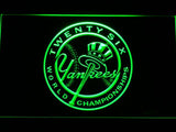 New York Yankees 26th WC LED Neon Sign USB - Green - TheLedHeroes