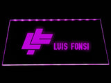 Luis Fonsi LED Neon Sign Electrical - Purple - TheLedHeroes