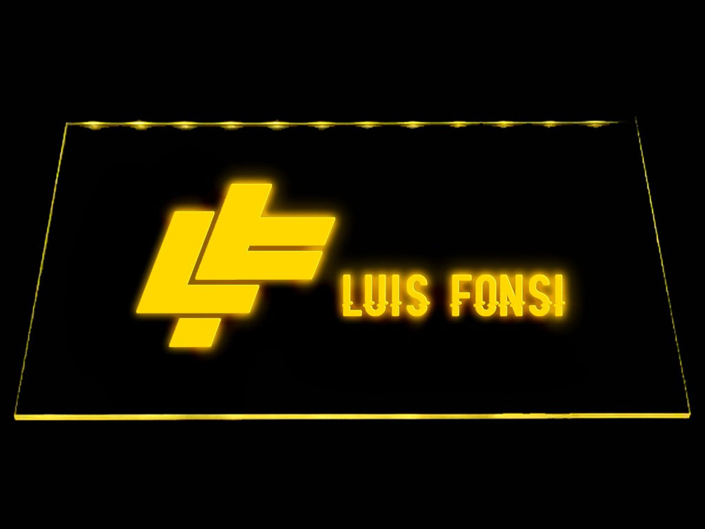 Luis Fonsi LED Neon Sign Electrical - Yellow - TheLedHeroes