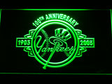 FREE New York Yankees 100th Anniversary LED Sign - Green - TheLedHeroes