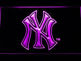 New York Yankees (5) LED Neon Sign USB - Purple - TheLedHeroes