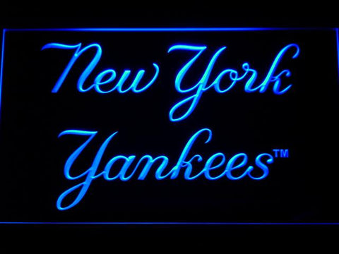 New York Yankees (6) LED Neon Sign USB - Blue - TheLedHeroes