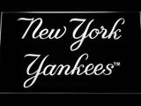 New York Yankees (6) LED Neon Sign Electrical - White - TheLedHeroes