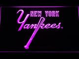 New York Yankees (7) LED Neon Sign Electrical - Purple - TheLedHeroes