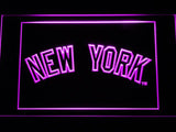 New York Yankees (8) LED Neon Sign USB - Purple - TheLedHeroes