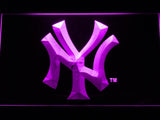 New York Yankees (9) LED Neon Sign Electrical - Purple - TheLedHeroes