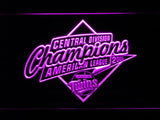 Minnesota Twins 2006 Champions LED Neon Sign Electrical - Purple - TheLedHeroes