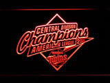 Minnesota Twins 2006 Champions LED Neon Sign Electrical - Red - TheLedHeroes