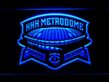 Minnesota Twins HHH Metrodome LED Neon Sign Electrical - Blue - TheLedHeroes