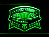 Minnesota Twins HHH Metrodome LED Neon Sign USB - Green - TheLedHeroes