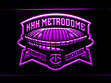 Minnesota Twins HHH Metrodome LED Neon Sign Electrical - Purple - TheLedHeroes