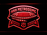 Minnesota Twins HHH Metrodome LED Neon Sign Electrical - Red - TheLedHeroes