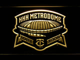 Minnesota Twins HHH Metrodome LED Neon Sign Electrical - Yellow - TheLedHeroes