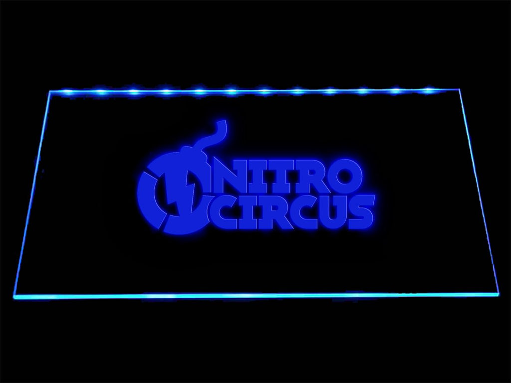 Nitro Circus LED Neon Sign Electrical - Blue - TheLedHeroes