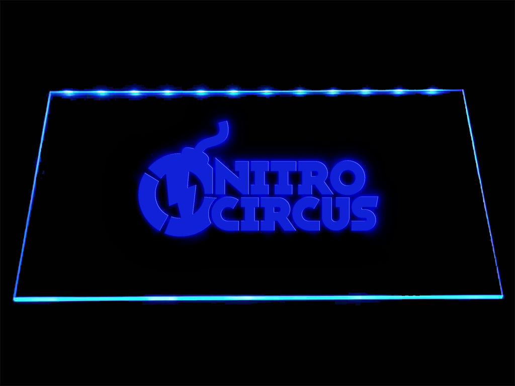 FREE Nitro Circus LED Sign - Blue - TheLedHeroes